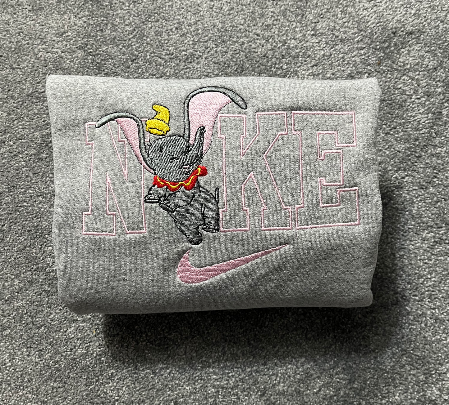 Elephant embroidered sweatshirt