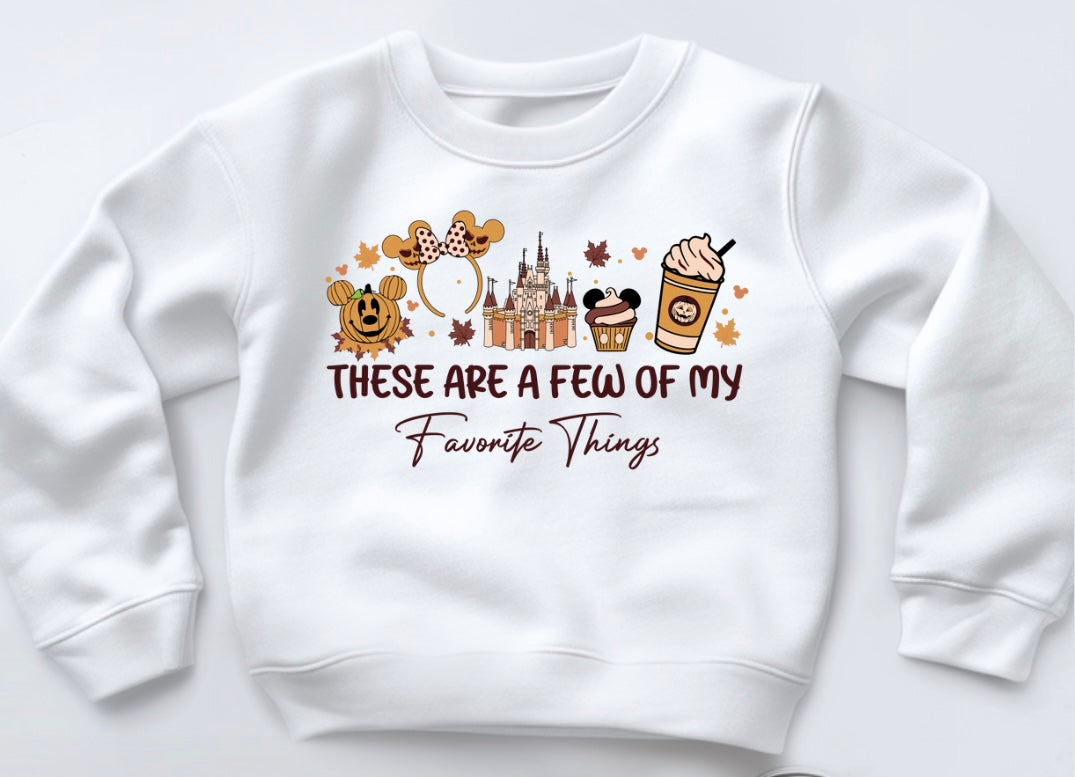 Halloween Favourite Things Printed Sweatshirt