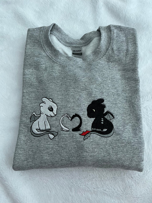 Toothless and Light Fury Sweatshirt