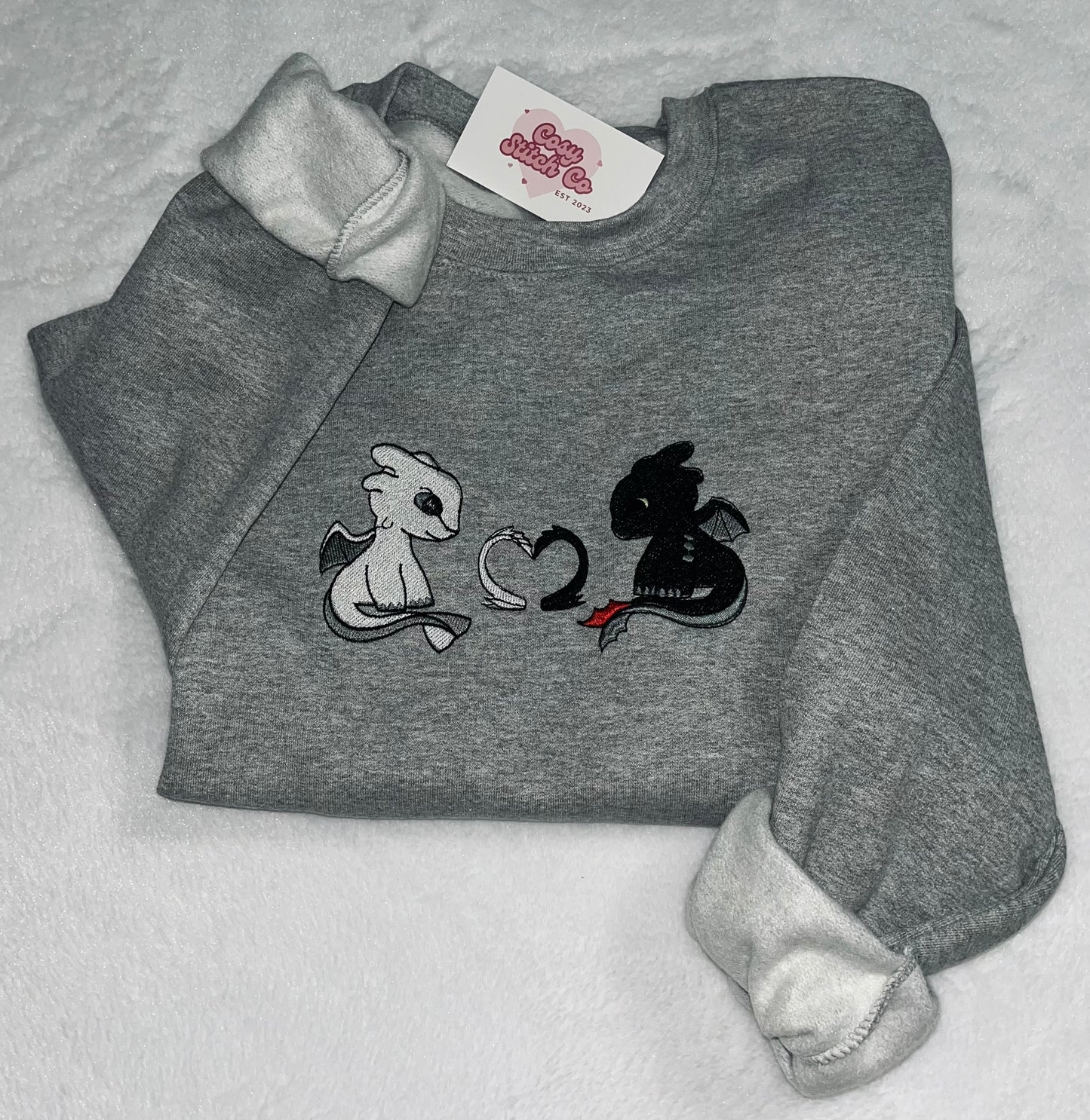 Dragon Embroidered Sweatshirt