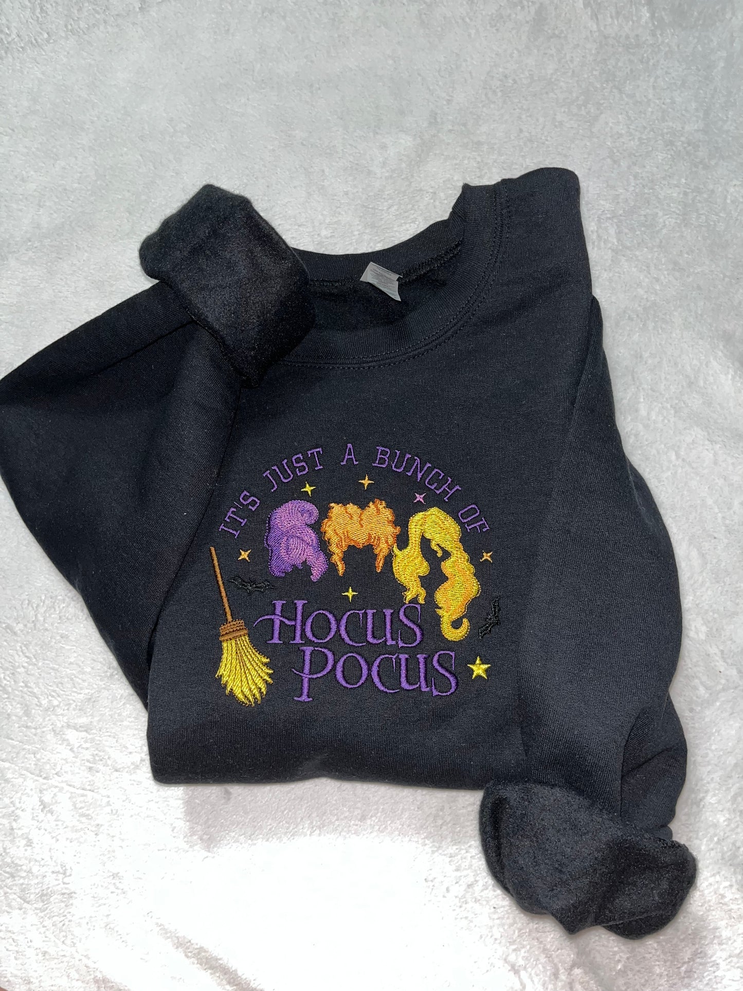 Witches Embroidered Sweatshirt