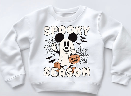 Spooky Season Ghost Printed Sweatshirt