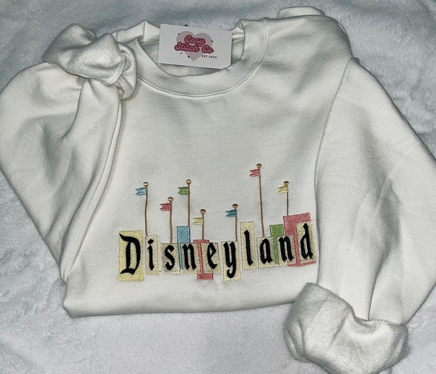 Flag Embroidered Sweatshirt