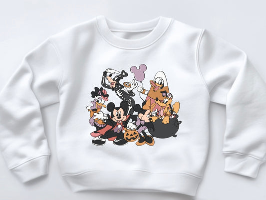 Halloween Squad Printed Sweatshirt